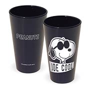 Peanuts Snoopy Joe Cool Black Pint Glass